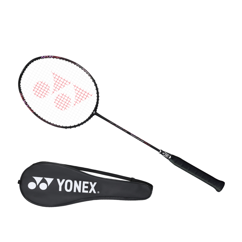 Yonex Racket Carbon - YONEX NF002CR Racchetta da Badminton Pre-Stringata
