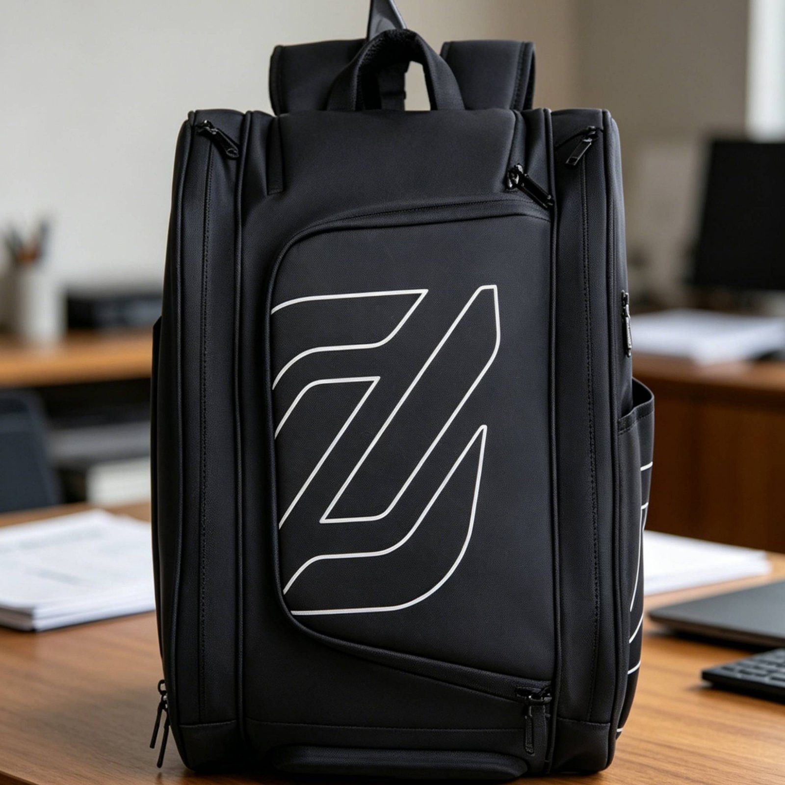 Badminton Player - Zaino per Pickleball con Tasche Laterali,