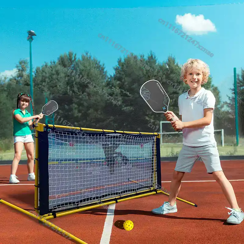 Training Net Mini - Rete da Pickleball e Rimbalzista 2-in-1